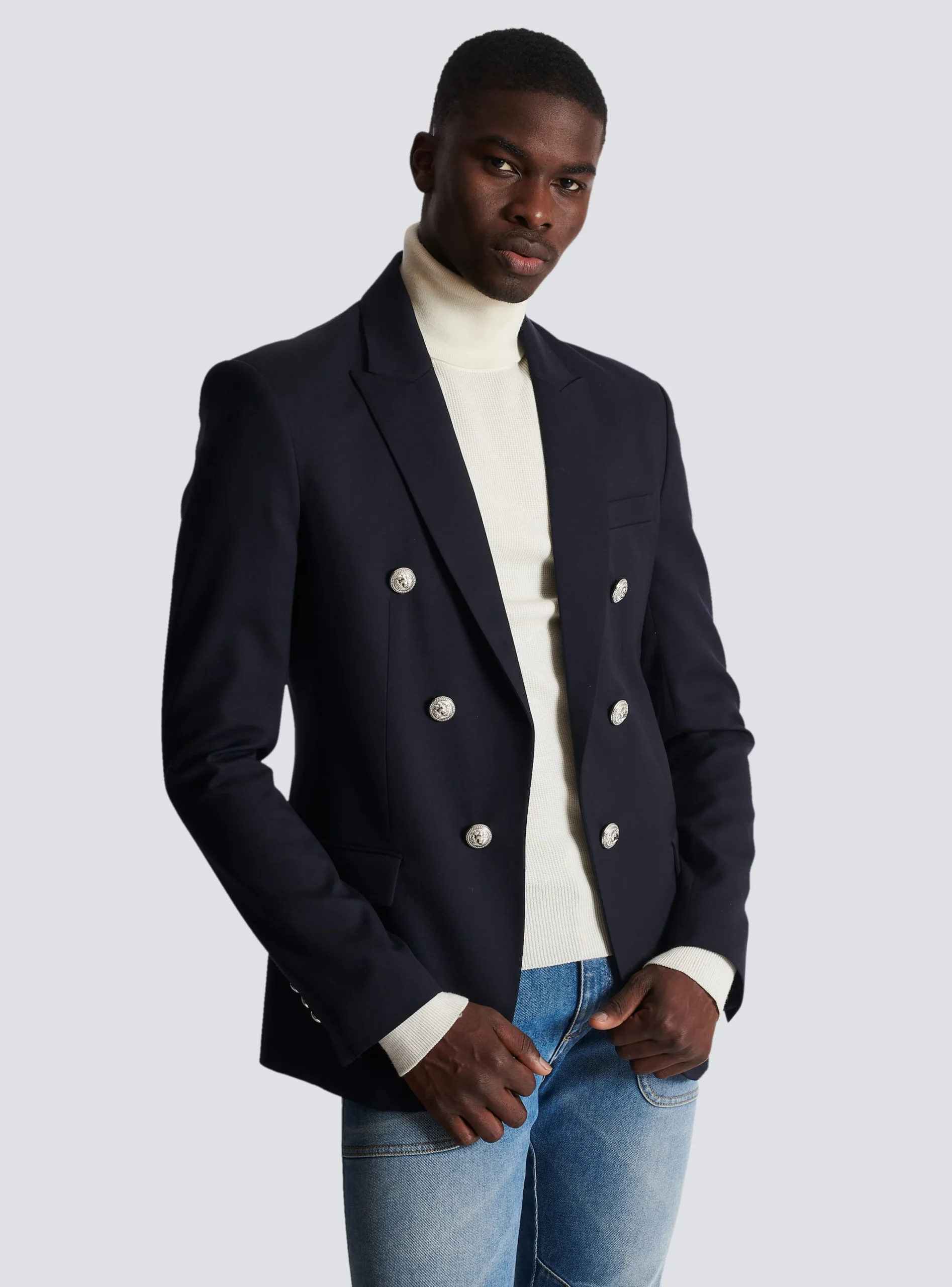 Balmain 6-button Wool Jacket
