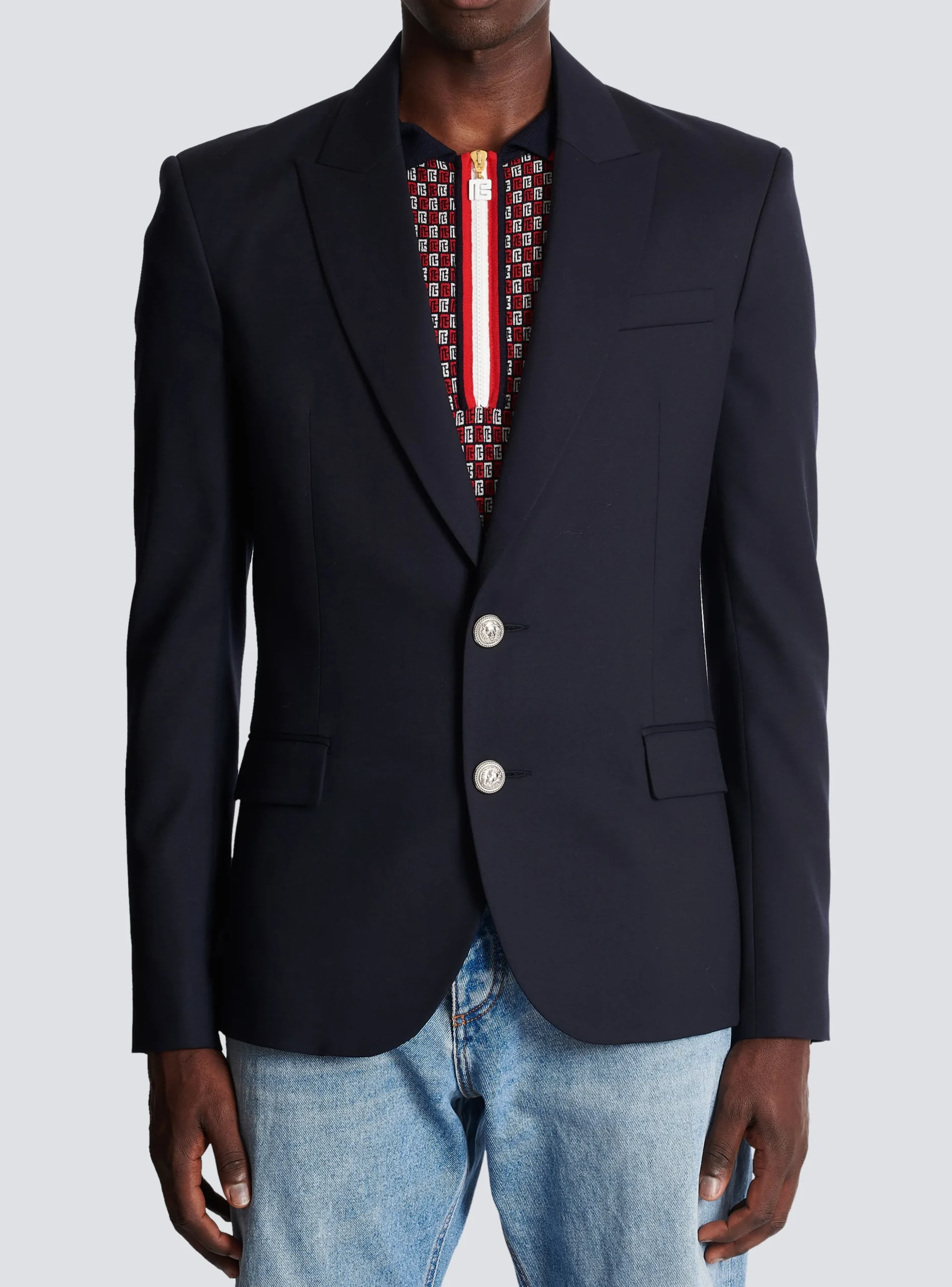 Balmain 2-button Wool Jacket