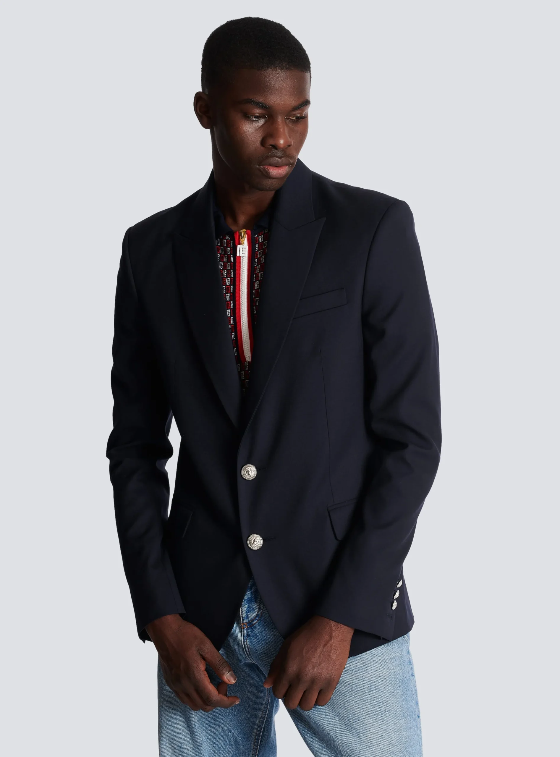 Balmain 2-button Wool Jacket
