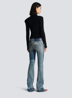 Women Balmain Buttoned Knit Cardigan