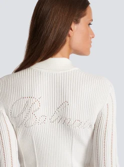 Women Balmain Buttoned Knit Cardigan