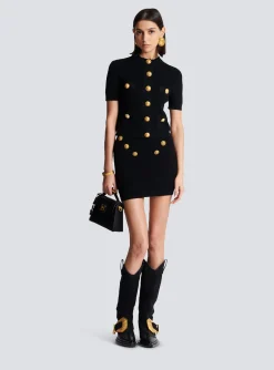 Women Balmain Buttoned Knit Cardigan
