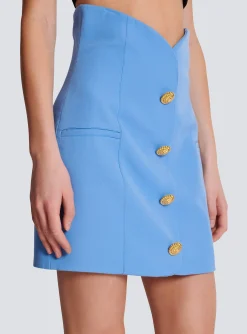 Women Balmain Buttoned Tulip Skirt