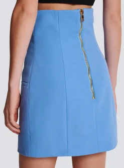 Women Balmain Buttoned Tulip Skirt