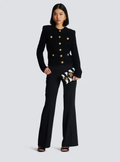 Women Balmain Buttons Tweed Jacket