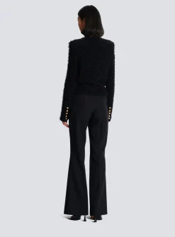 Women Balmain Buttons Tweed Jacket