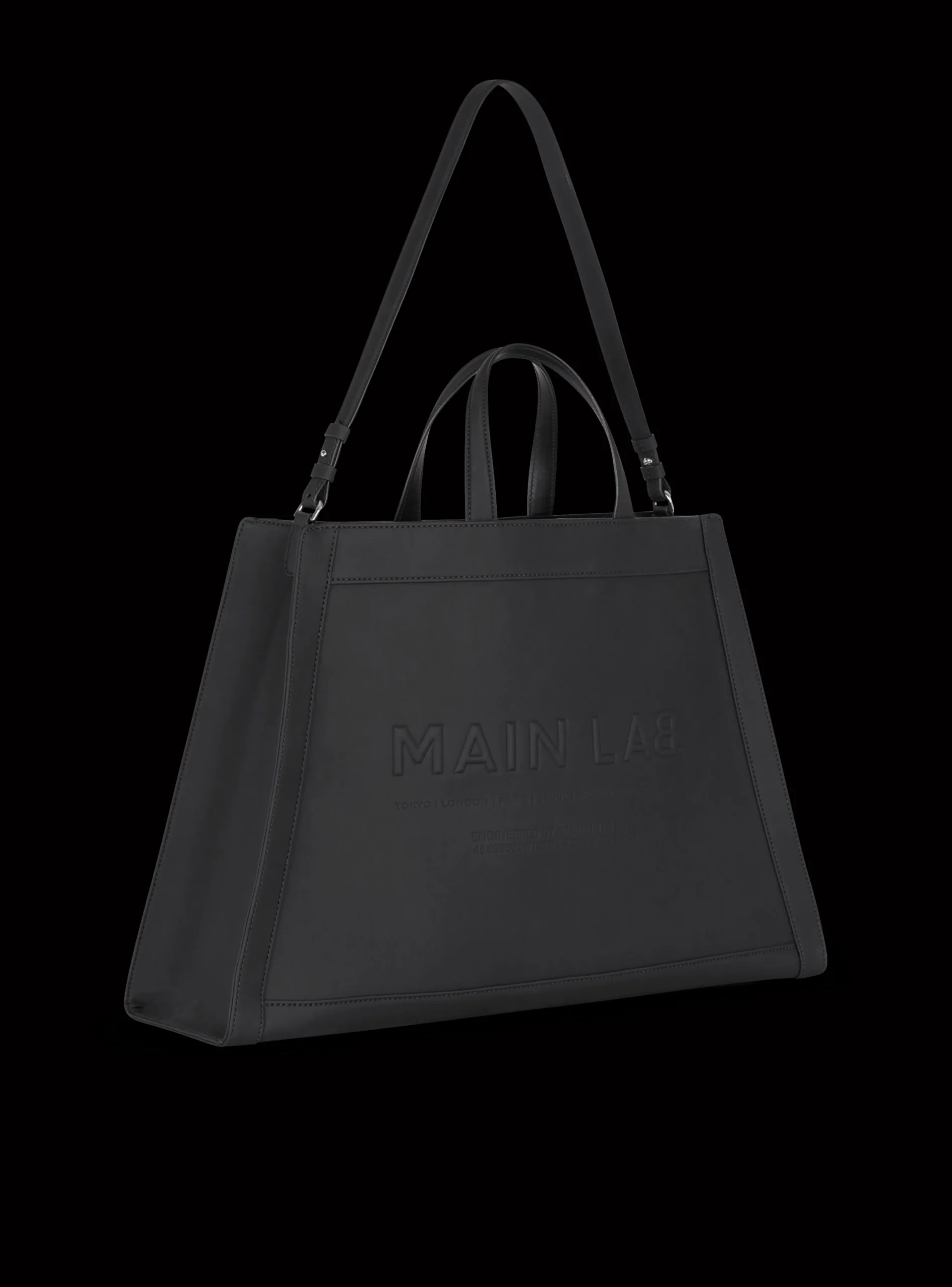Balmain By Olivier Rubber-effect Leather Tote Bag