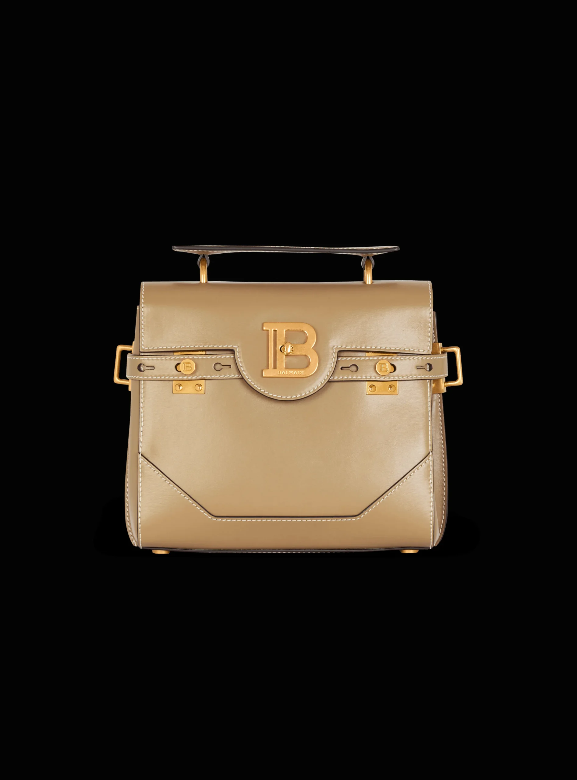 Women Balmain Calfskin B-Buzz 23 Bag
