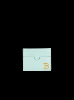 Women Balmain Calfskin B-Buzz Card Holder