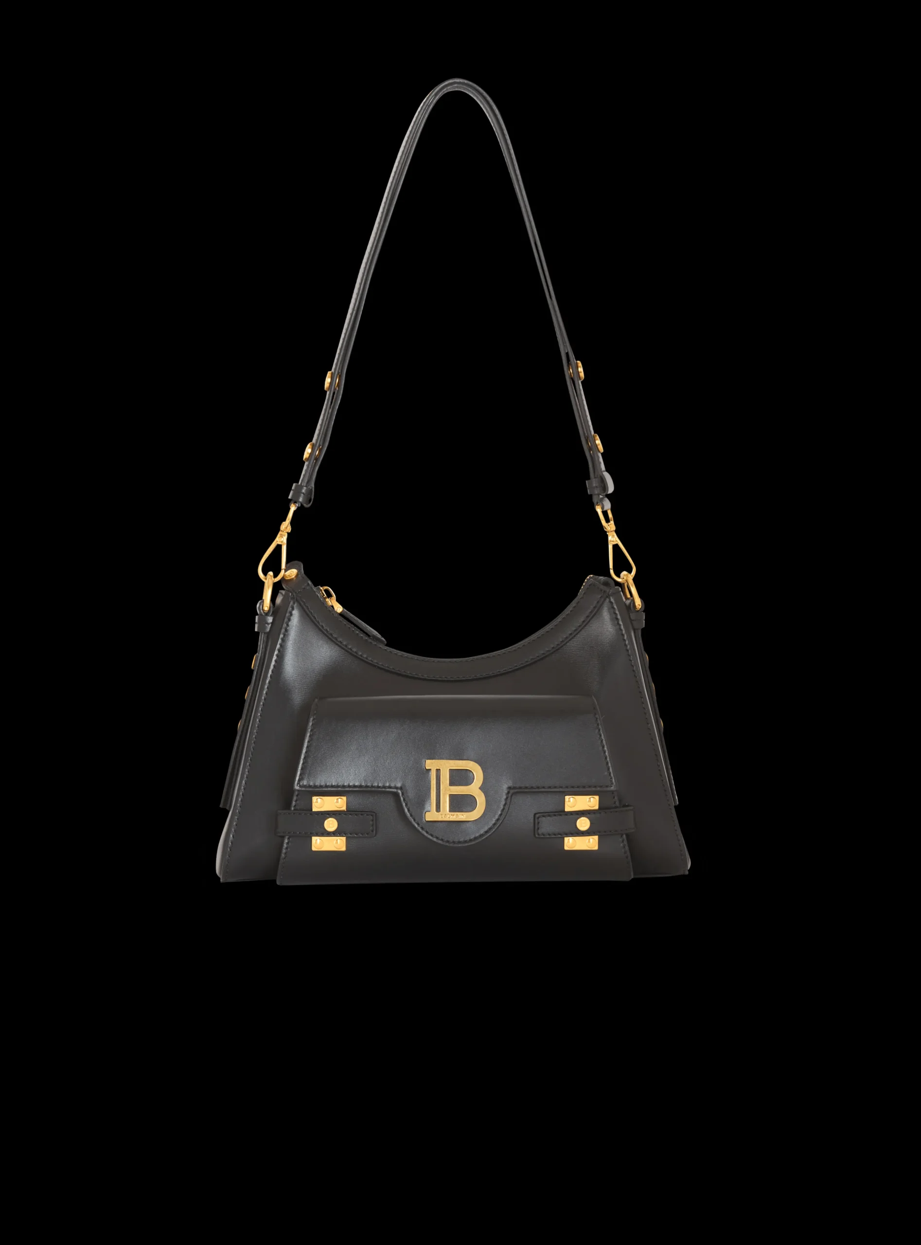 Women Balmain Calfskin B-Buzz Hobo Bag