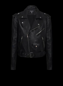 Balmain Calfskin Biker Jacket