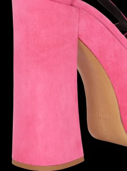 Women Balmain Cam Suede Platform Sandals