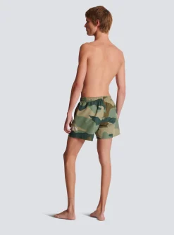 Balmain Camouflage Swim Shorts
