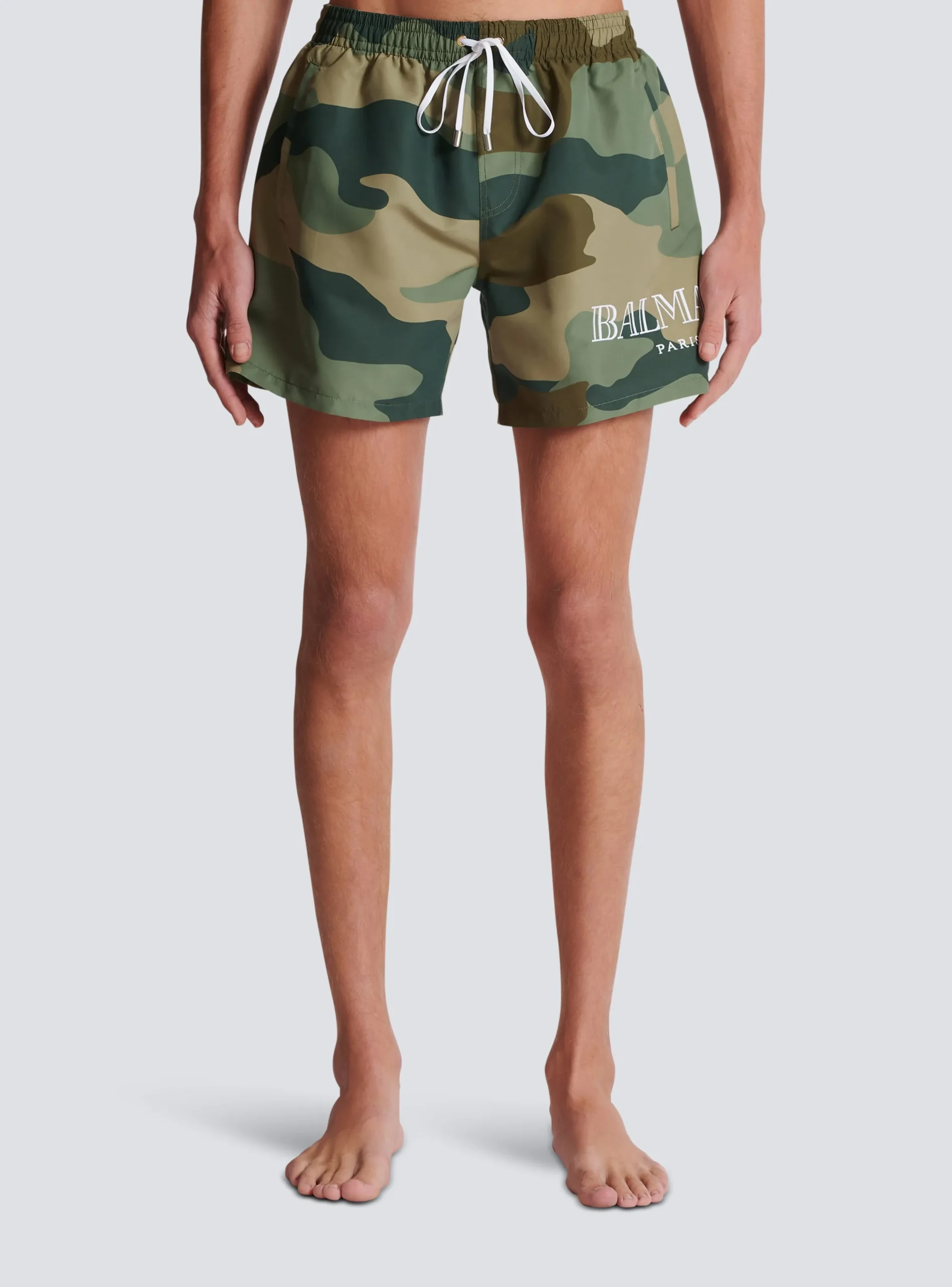 Balmain Camouflage Swim Shorts