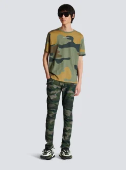 Balmain Camouflage Vintage T-shirt