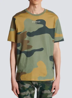 Balmain Camouflage Vintage T-shirt
