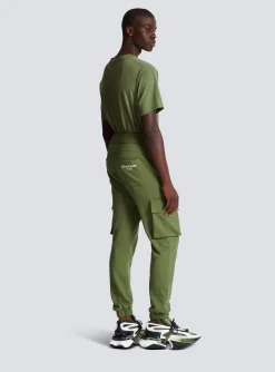 Balmain Cargo Joggers With Paris Print