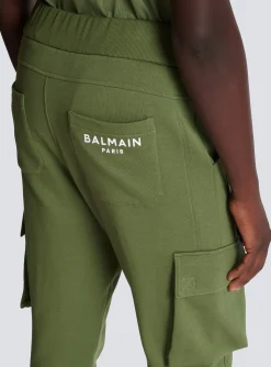 Balmain Cargo Joggers With Paris Print