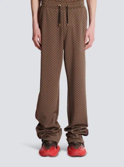 Balmain Casual Mini Monogrammed Trousers