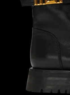 Women Balmain Charlie Leather Ranger Boots