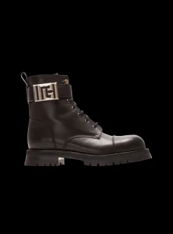 Balmain Charlie Leather Ranger Boots