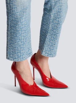 Women Balmain Clara Patent Leather Pumps