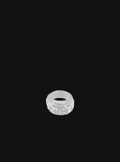Women Balmain Clear Rhinestone Ring