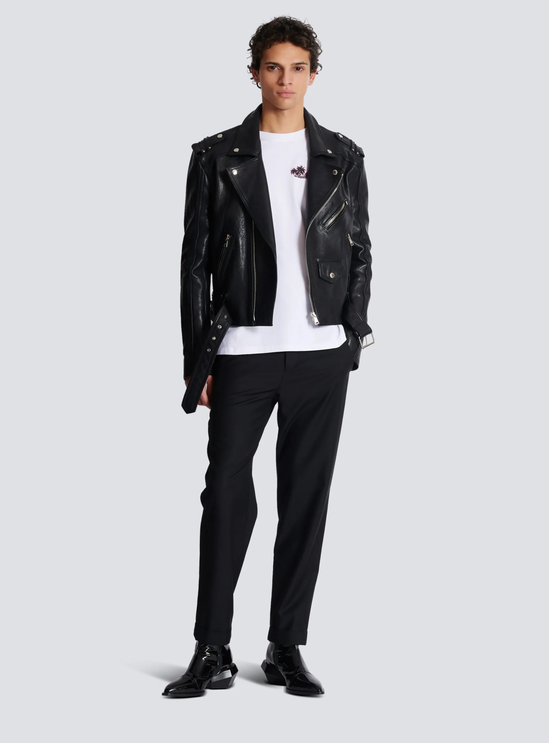Balmain Club Signature Printed T-shirt