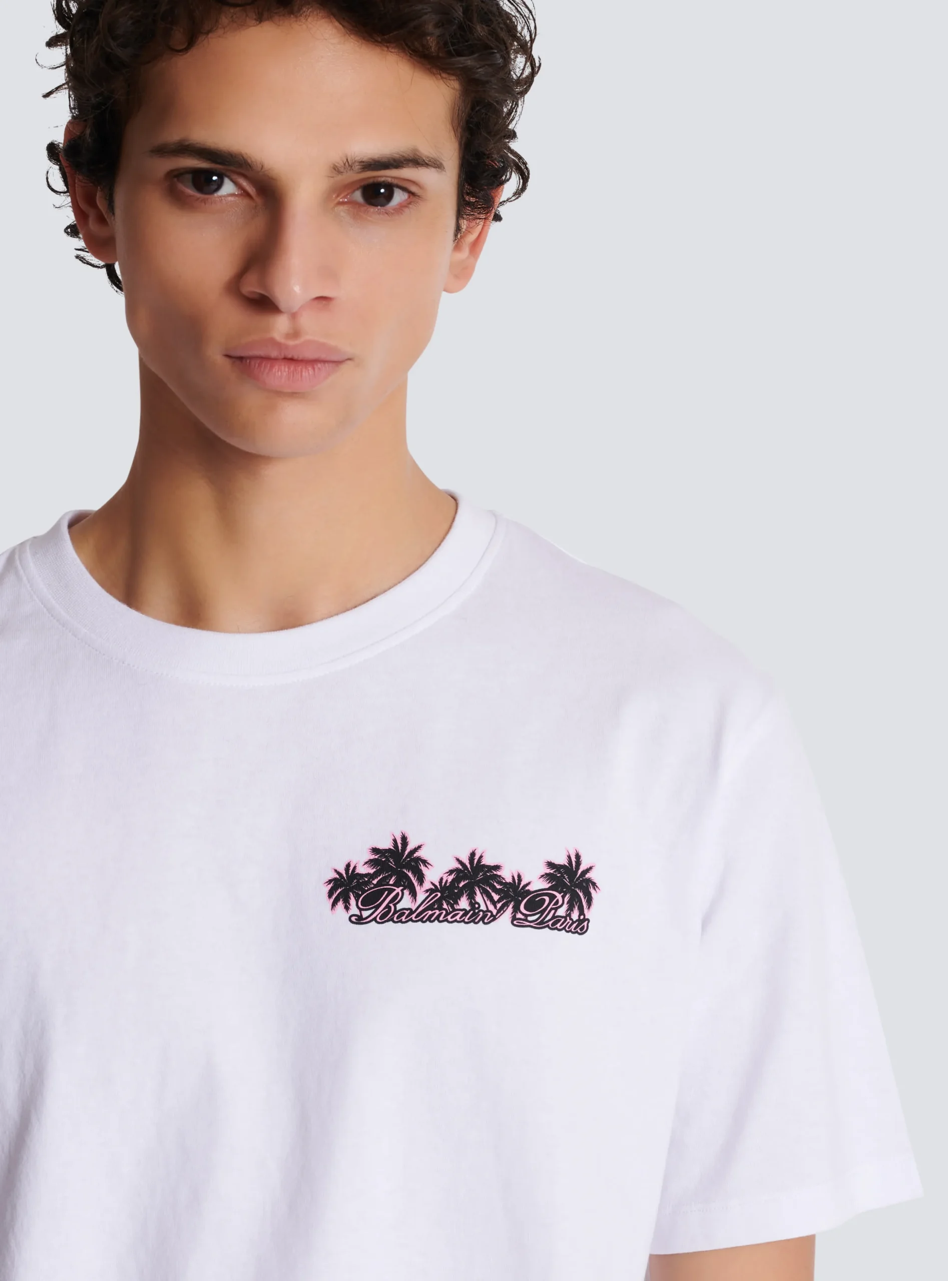 Balmain Club Signature Printed T-shirt
