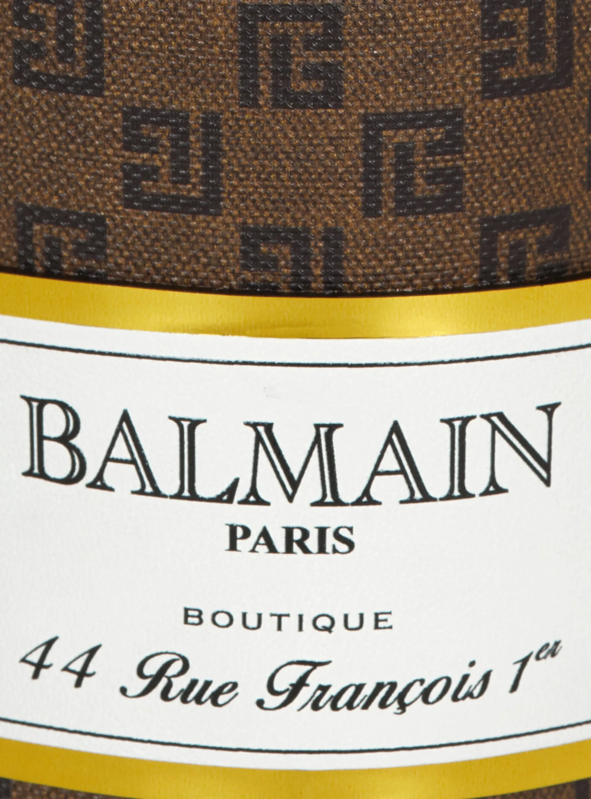 Women Balmain Coffee Cup Minaudière In Mini Monogram Canvas