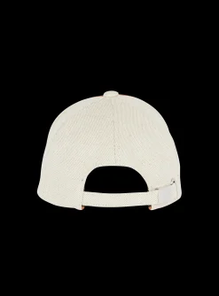 Women Balmain Cotton B-Army Cap With Logo