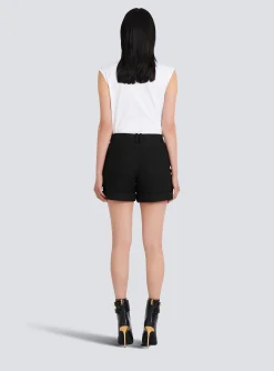 Women Balmain Cotton Low-rise Shorts