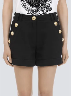 Women Balmain Cotton Low-rise Shorts