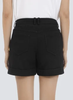 Women Balmain Cotton Low-rise Shorts