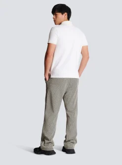 Balmain Cotton Piqu&eacute; Polo