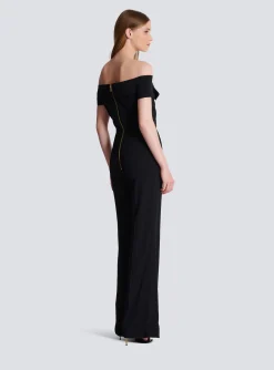 Women Balmain Crepe Jumpsuit