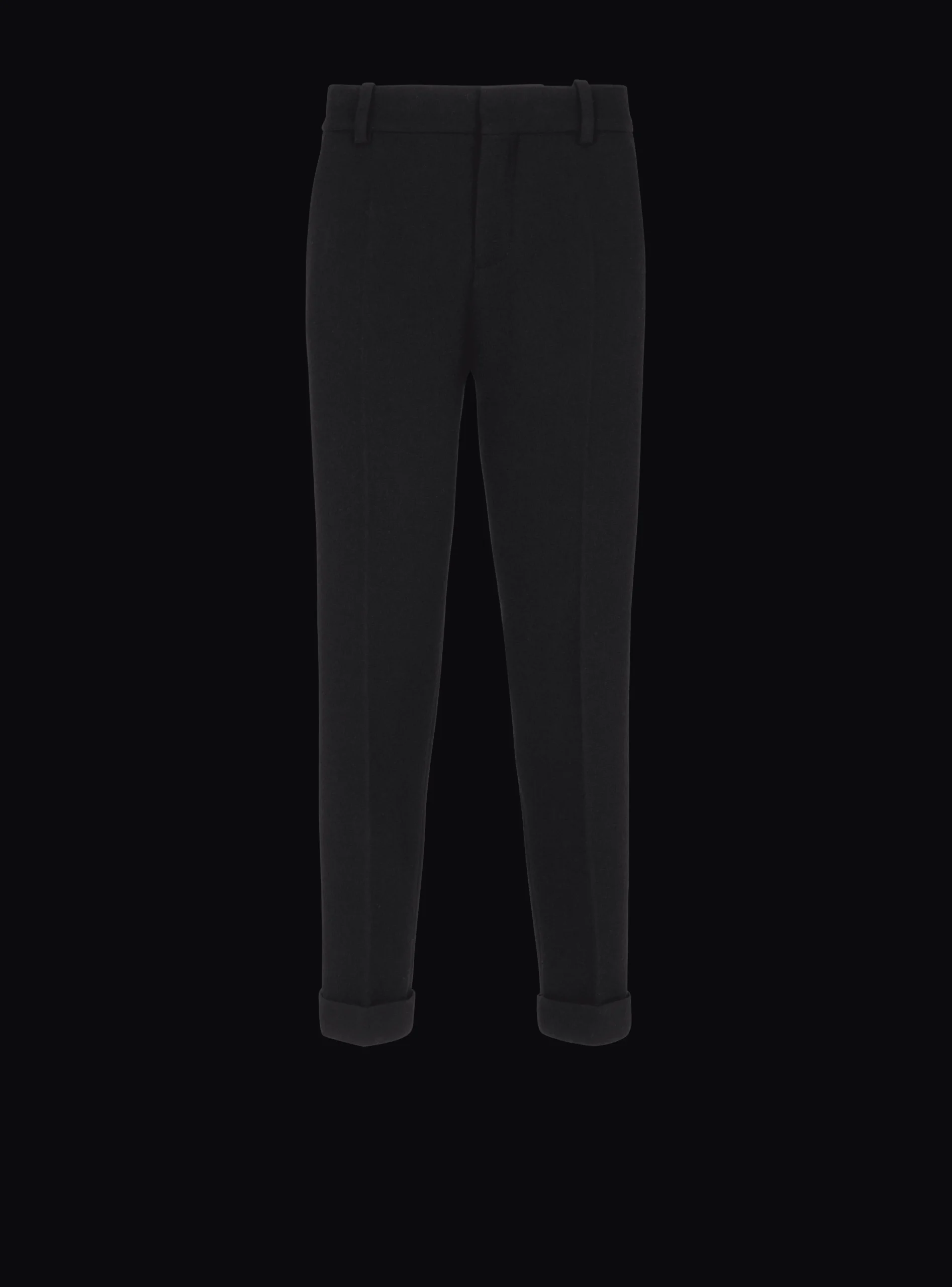 Balmain Crepe Straight-cut Trousers