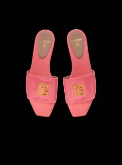 Women Balmain Dafne Patent Leather Mules