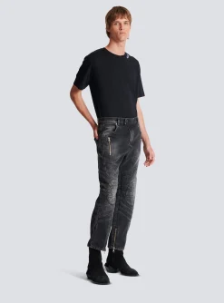 Balmain Denim Biker Jeans