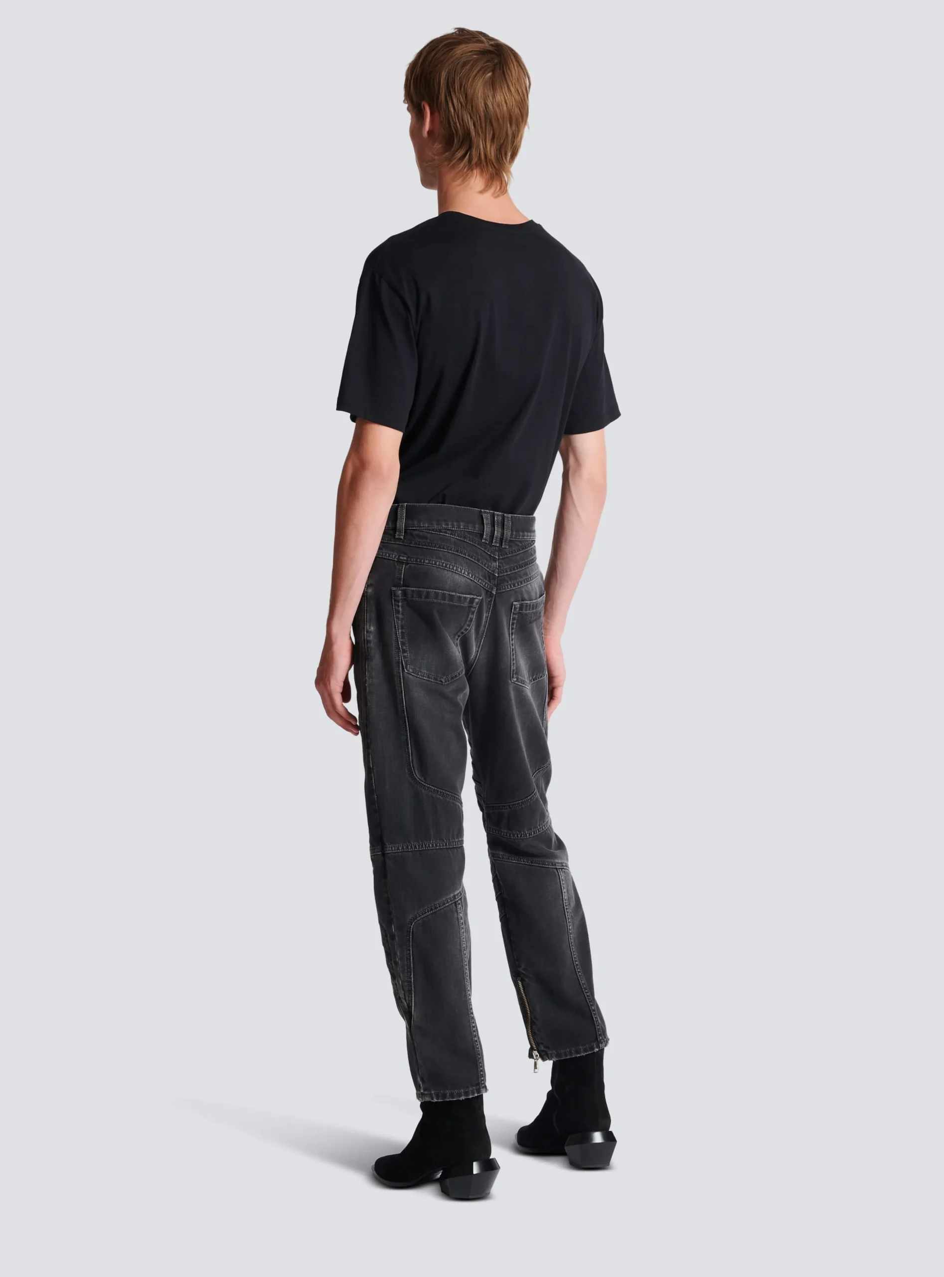 Balmain Denim Biker Jeans