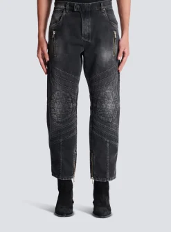 Balmain Denim Biker Jeans