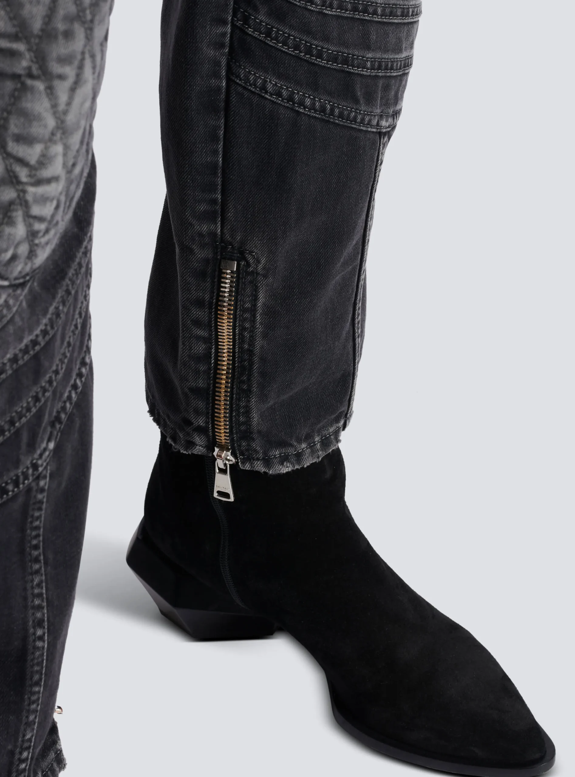 Balmain Denim Biker Jeans