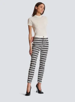 Women Balmain Diamond Denim Slim-fit Jeans
