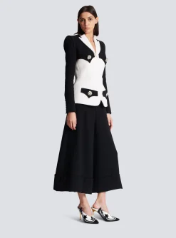 Women Balmain Double Crepe Jacket