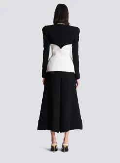 Women Balmain Double Crepe Jacket