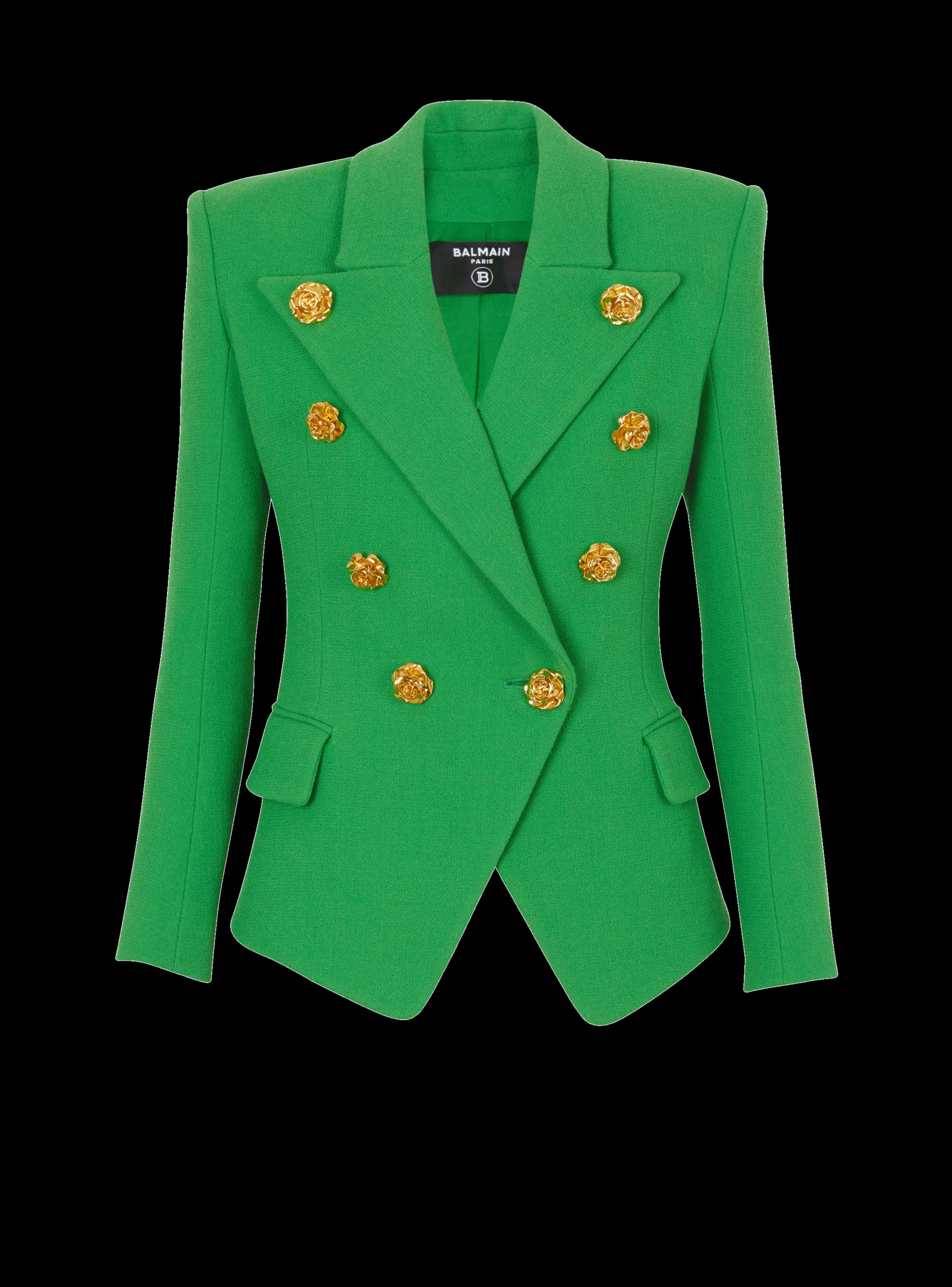 Women Balmain Double Crepe Suit Jacket
