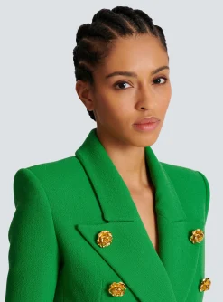 Women Balmain Double Crepe Suit Jacket