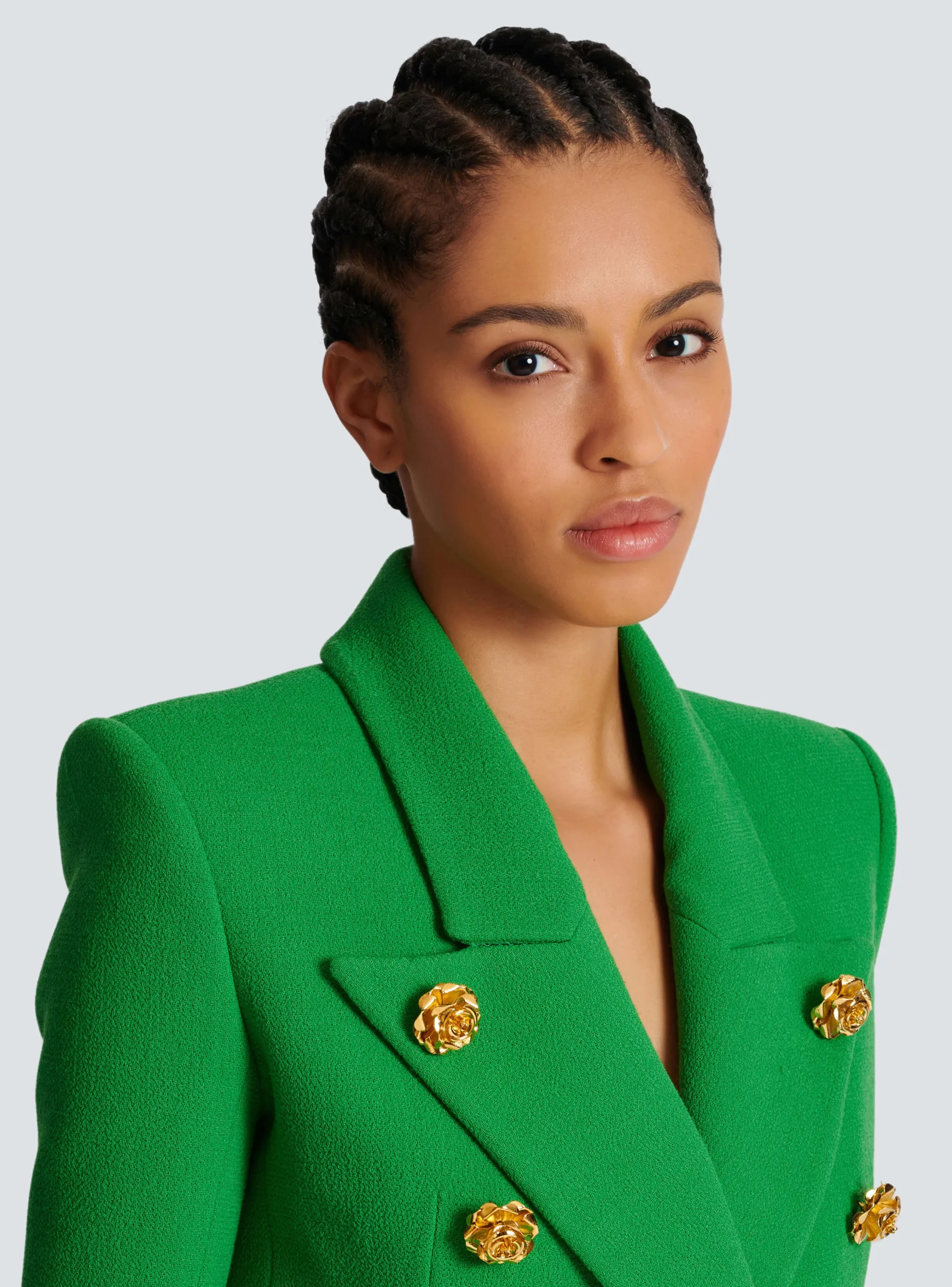 Women Balmain Double Crepe Suit Jacket