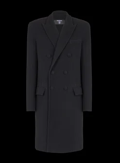Balmain Double Face Wool And Cashmere Coat