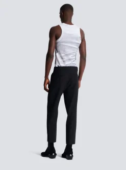 Balmain Double Wool Crepe Trousers